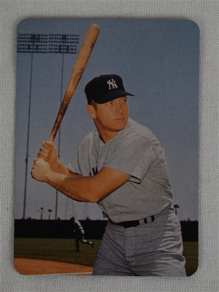 Mickey Mantle 1988 Restaurant Opening Day Promo Card