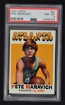 Pete Maravich 1971 Topps Basketball Card #55 PSA 8 NM-MT