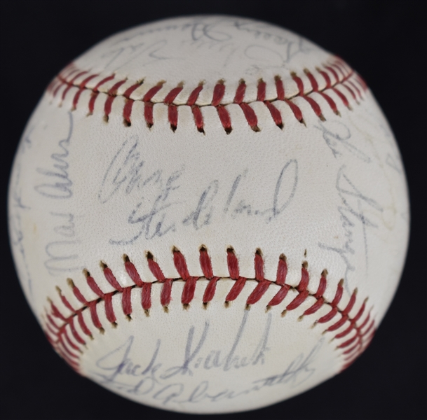 Cleveland Indians 1964 Team Signed Baseball