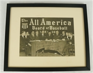 Babe Ruth 1933 The All American Board of Baseball Autographed & Inscribed Photograph w/Full JSA LOA