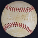 Babe Ruth Single Signed Baseball PSA/DNA LOA