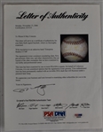 Babe Ruth Single Signed Baseball PSA/DNA LOA