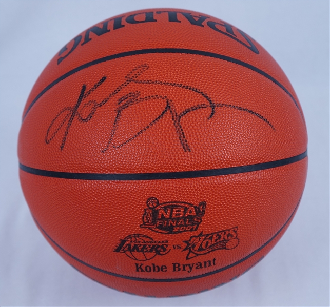 Kobe Bryant 2000 NBA Finals Autographed Game Basketball