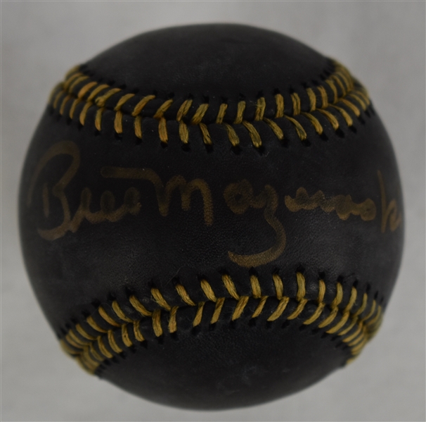 Bill Mazeroski Autographed Limited Edition Black Baseball