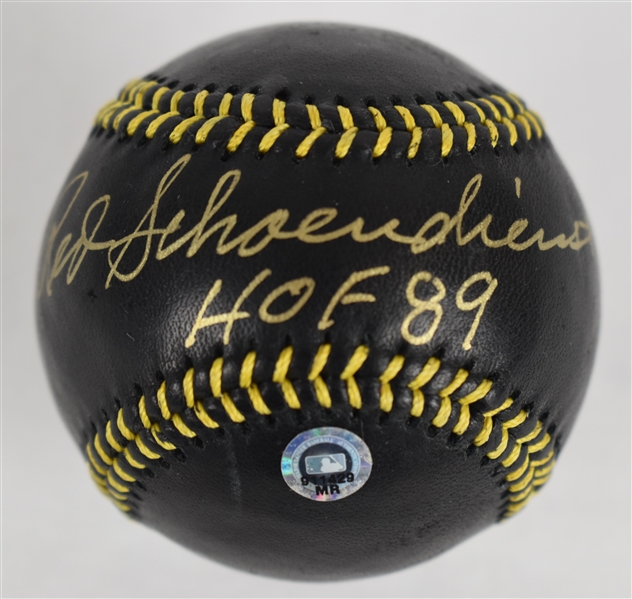 Red Schoendienst Autographed Limited Edition Black Baseball