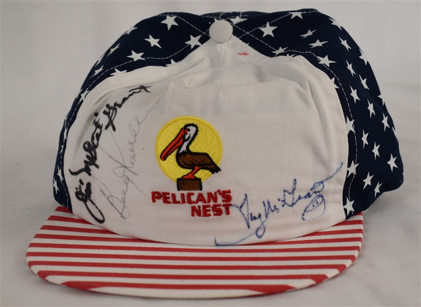 Pelicans Nest Autographed Hat 