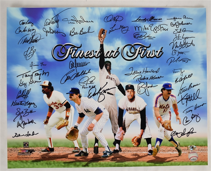 Finest at First Autographed 16x20 Photo