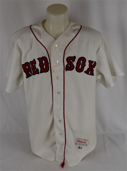 Jim Rice Boston Red Sox 1989 Game Used Jersey w/Dave Miedema LOA