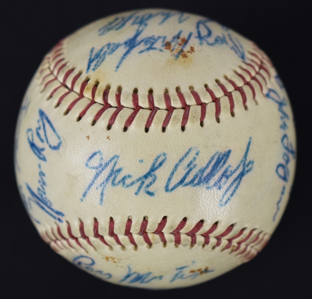 Milwaukee Brewers 1949 Team Signed Minor League Baseball