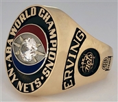 Julius Erving 1974  NY Nets ABA World Champs 10k Gold Jostens