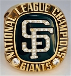 San Francisco Giants 2002 National League Championship 10k Gold Ring w/Original Box