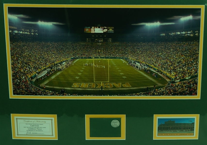 Green Bay Packers Matted & Framed Display  