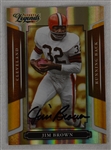 Jim Brown 2008 Donruss Sports Legends Autographed Card #1/10