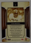 Jim Brown 2008 Donruss Sports Legends Autographed Card #1/10