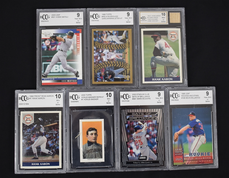 Lot of 7 BCCG Graded Cards