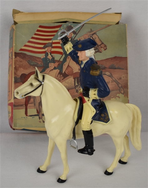 General George Washington & Horse Ajax Hartland w/Original Box