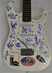 U.S.A 1980 Gold Medal Winning Hockey Team Signed Guitar *One-Of-A-Kind*