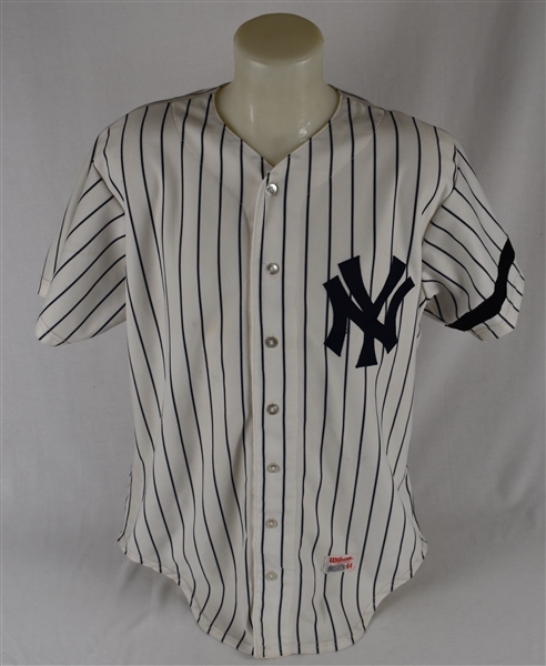 Dave Righetti 1981 New York Yankees Game Used Rookie Jersey