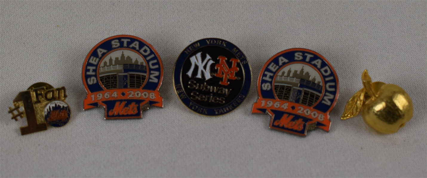 New York Mets 1964-2008 Commemorative Pins