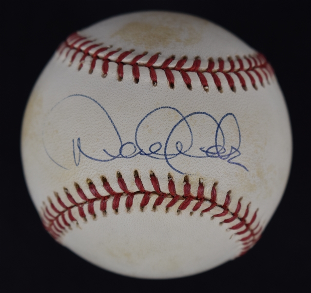 Derek Jeter Early Career Autographed Baseball