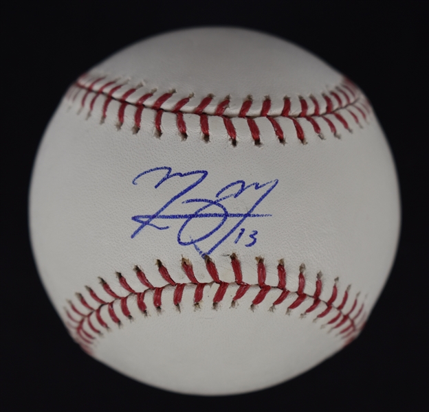 Manny Machado Autographed Baseball