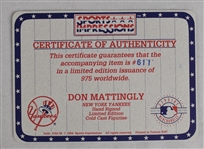 Don Mattingly Autographed Limited Edition Sports Impressions Figurine