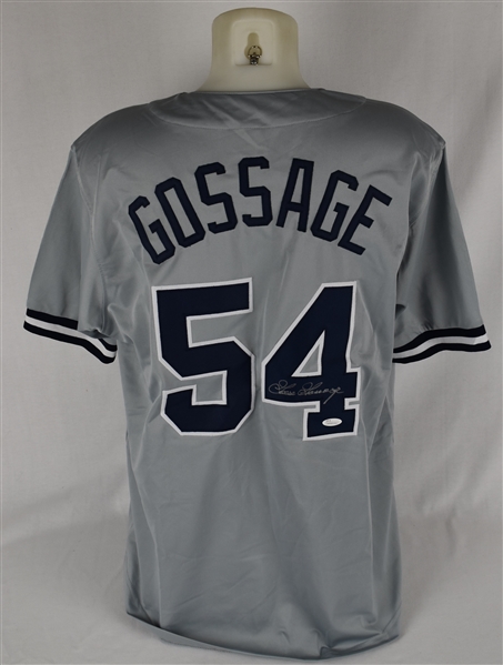Rich Goose Gossage Autographed New York Yankees Jersey