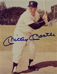 Mickey Mantle Autographed & Framed 8x10 Photo