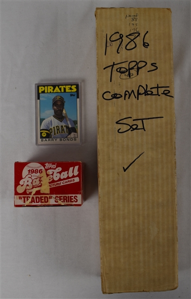 Topps 1986 Topps Baseball Card Set w/Update Set
