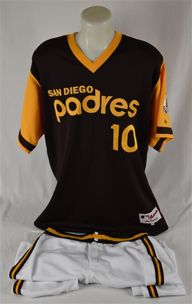 Miguel Tejeda 2010 San Diego Padres Game Worn TBC Uniform 