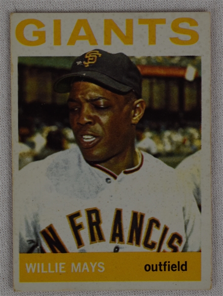 Willie Mays 1964 Topps Baseball Card #150