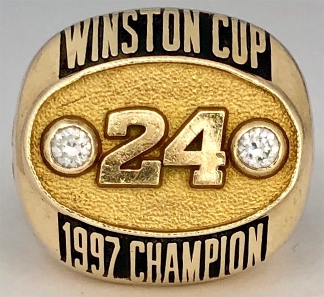 Jeff Gordon 1997 Winston Cup Champion 10K Gold Ring 