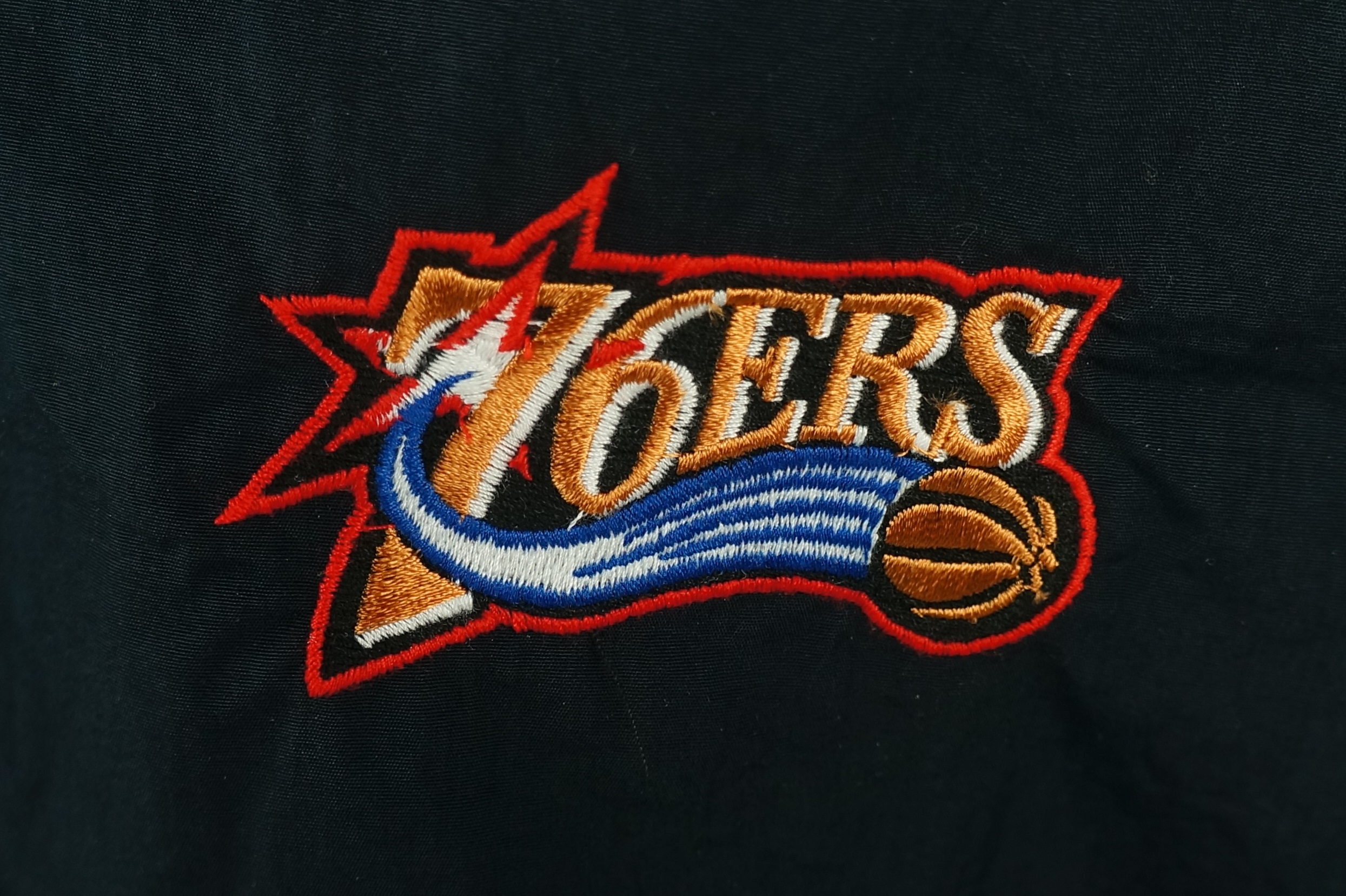 Lot Detail - Philadelphia 76'ers c. 2001-02 Game Used Warm Up Jacket
