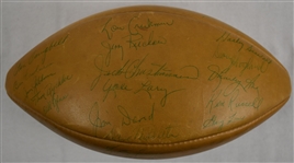Detroit Lions 1958 Team Signed Football w/Alex Karras Rookie 