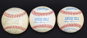 Minnesota Twins 1966 & Zoilo Versailles Autographed Baseballs