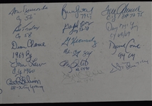 Cy Young Award Winners Autographed Pitching Rubber w/32 Signatures PSA/DNA
