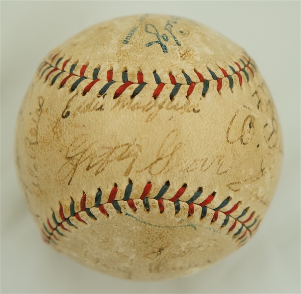 Philadelphia Athletics 1932 Team Signed Baseball w/Full JSA LOA