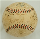 Philadelphia Athletics 1932 Team Signed Baseball w/Full JSA LOA
