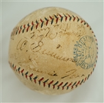 Philadelphia Athletics 1932 Team Signed Baseball w/Full JSA LOA