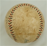 Philadelphia Athletics 1932 Team Signed Baseball w/Full JSA LOA