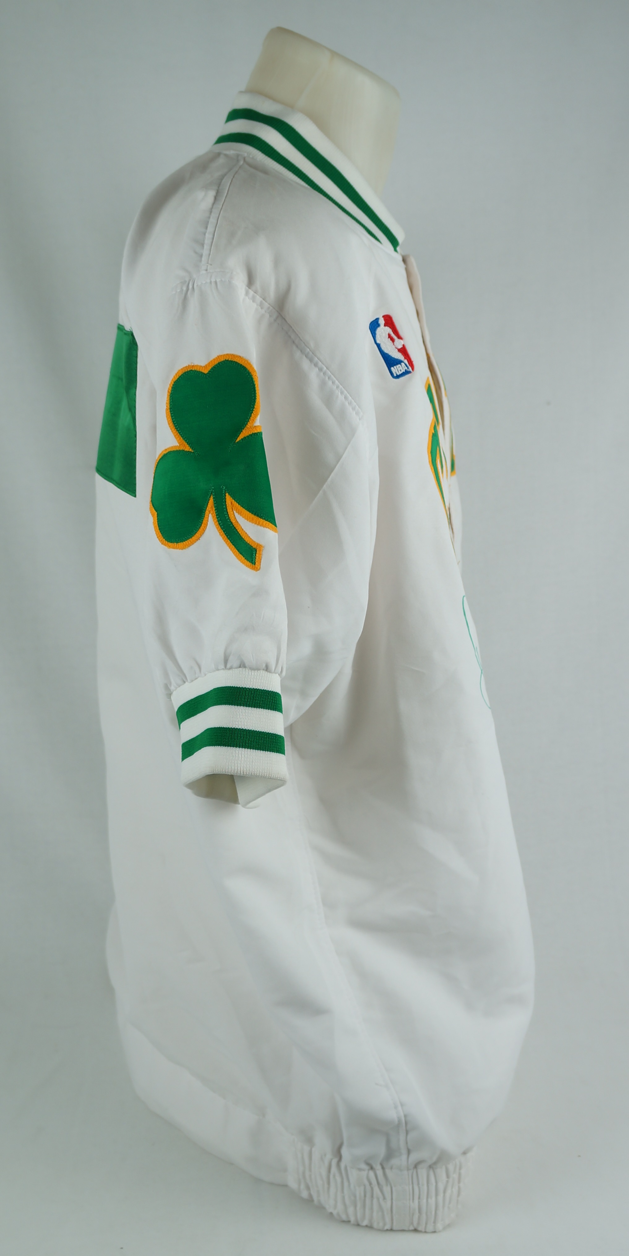 Larry Bird Signed Boston Celtics Warm-Up Jacket (Beckett COA)