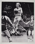 Larry Bird Indiana State Autographed 16x20 Photo