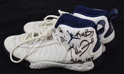 Kevin Garnett Minnesota Timberwolves Game Used & Autographed Shoes w/Puckett Family Provenance