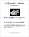 Kevin Garnett Minnesota Timberwolves Game Used & Autographed Shoes w/Puckett Family Provenance
