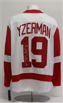 Steve Yzerman Detroit Red Wings Autographed White Fanatics Hockey Jersey