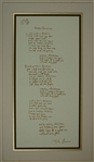 John Lennon 1969 Happy Christmas Lyrics Limited Edition Serigraph #260/1000