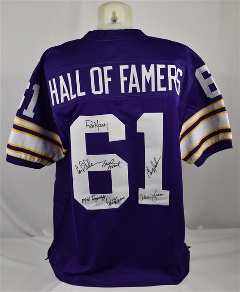 Minnesota Vikings Autographed Jersey w/7 HOFers