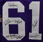 Minnesota Vikings Autographed Jersey w/7 HOF'ers