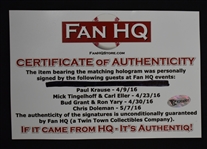 Minnesota Vikings Autographed Jersey w/7 HOF'ers
