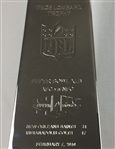 Drew Brees Autographed & Inscribed Super Bowl XLIV MVP Full Size Lombardi Trophy 